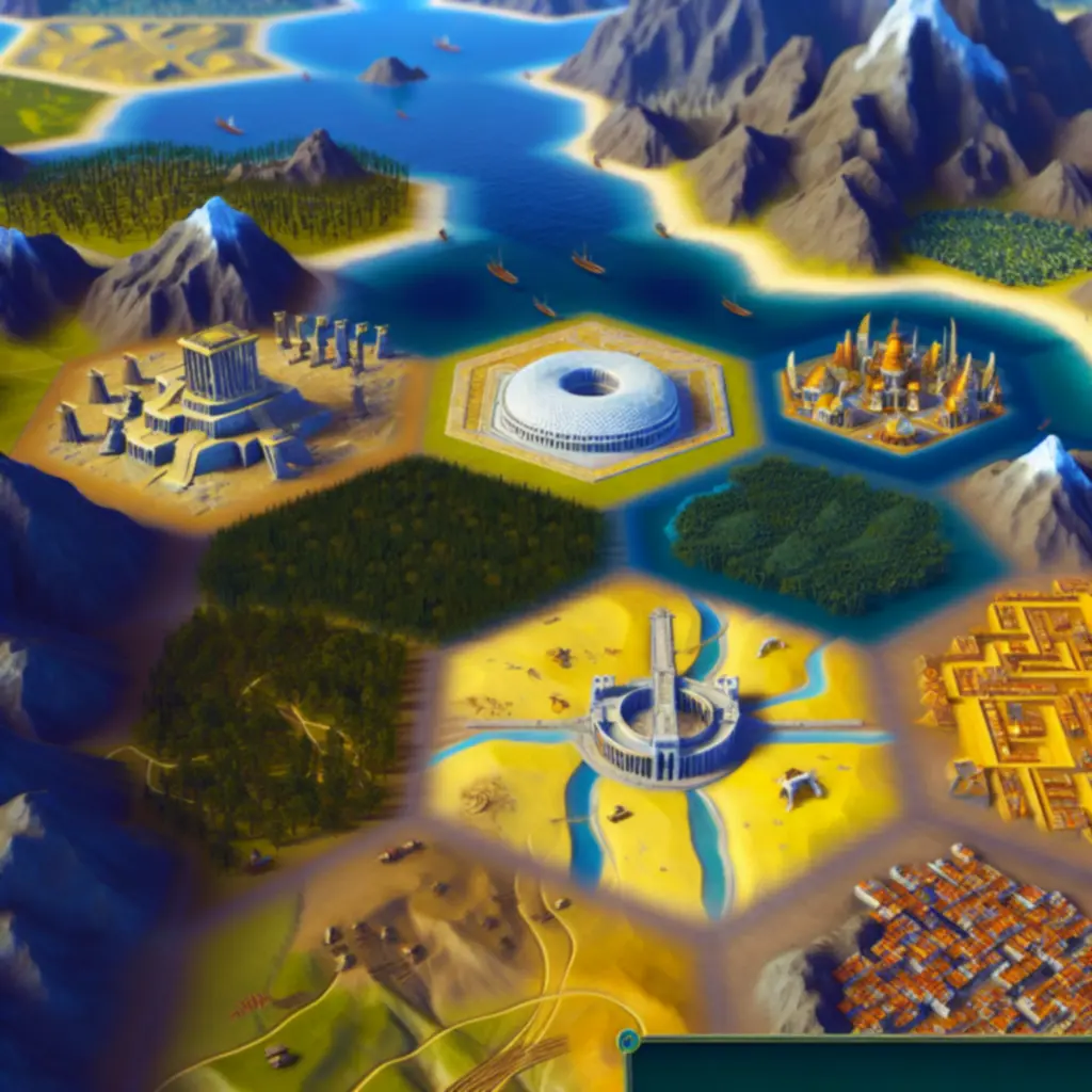Planowanie budowy cudów świata w Civ VI z uwzględnieniem terenu i produkcji
